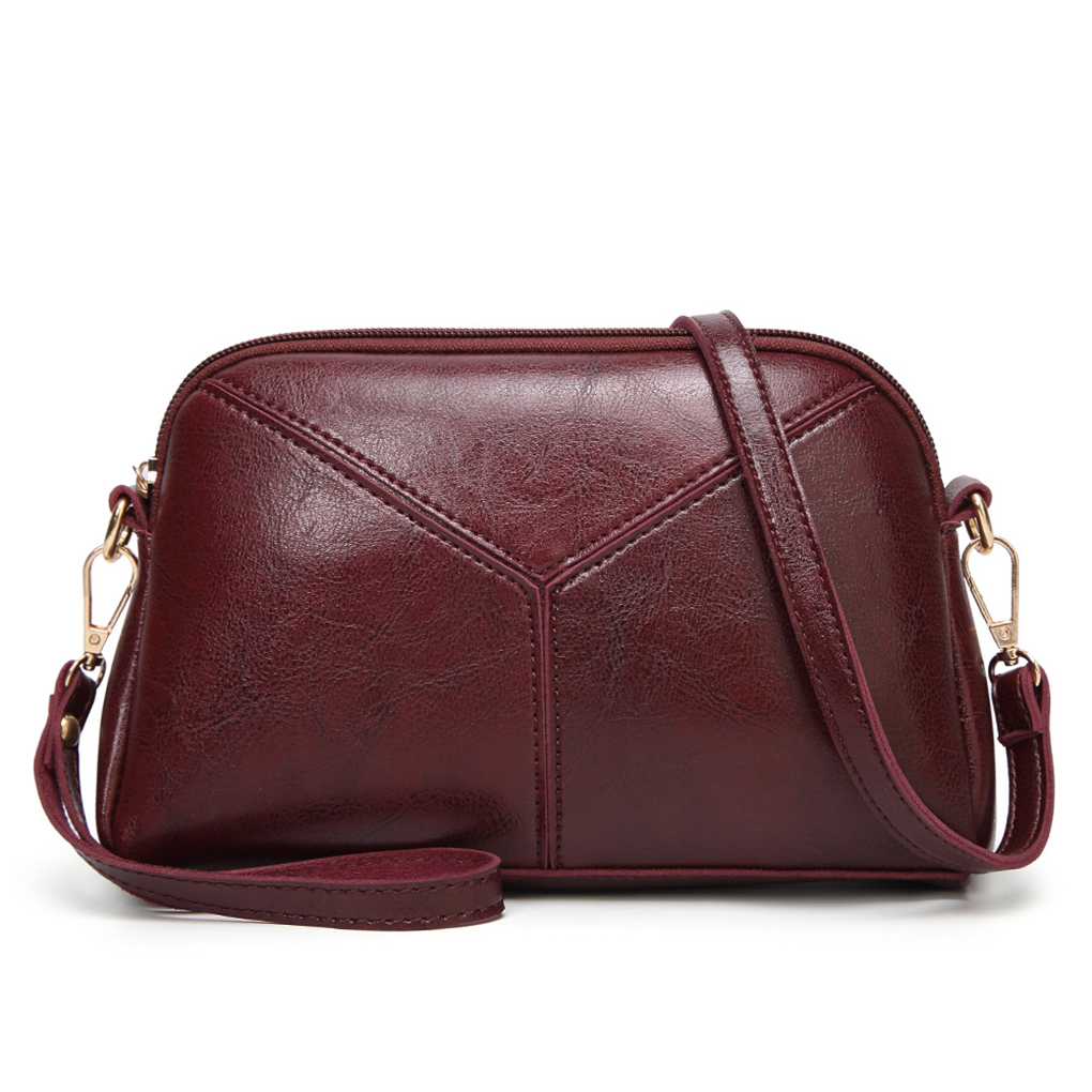 leather patchwork purse