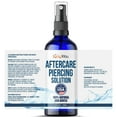 thumbnail image 6 of BodyJ4You Piercing Aftercare Spray Keloid Bump Removal Piercing Hole Cleaner - Earring Hole Cleaner Piercing Floss Ear Hole Cleaner - Natural Saline Wound Wash - Pierced Ears Nose Cleaning Kit, 6 of 9