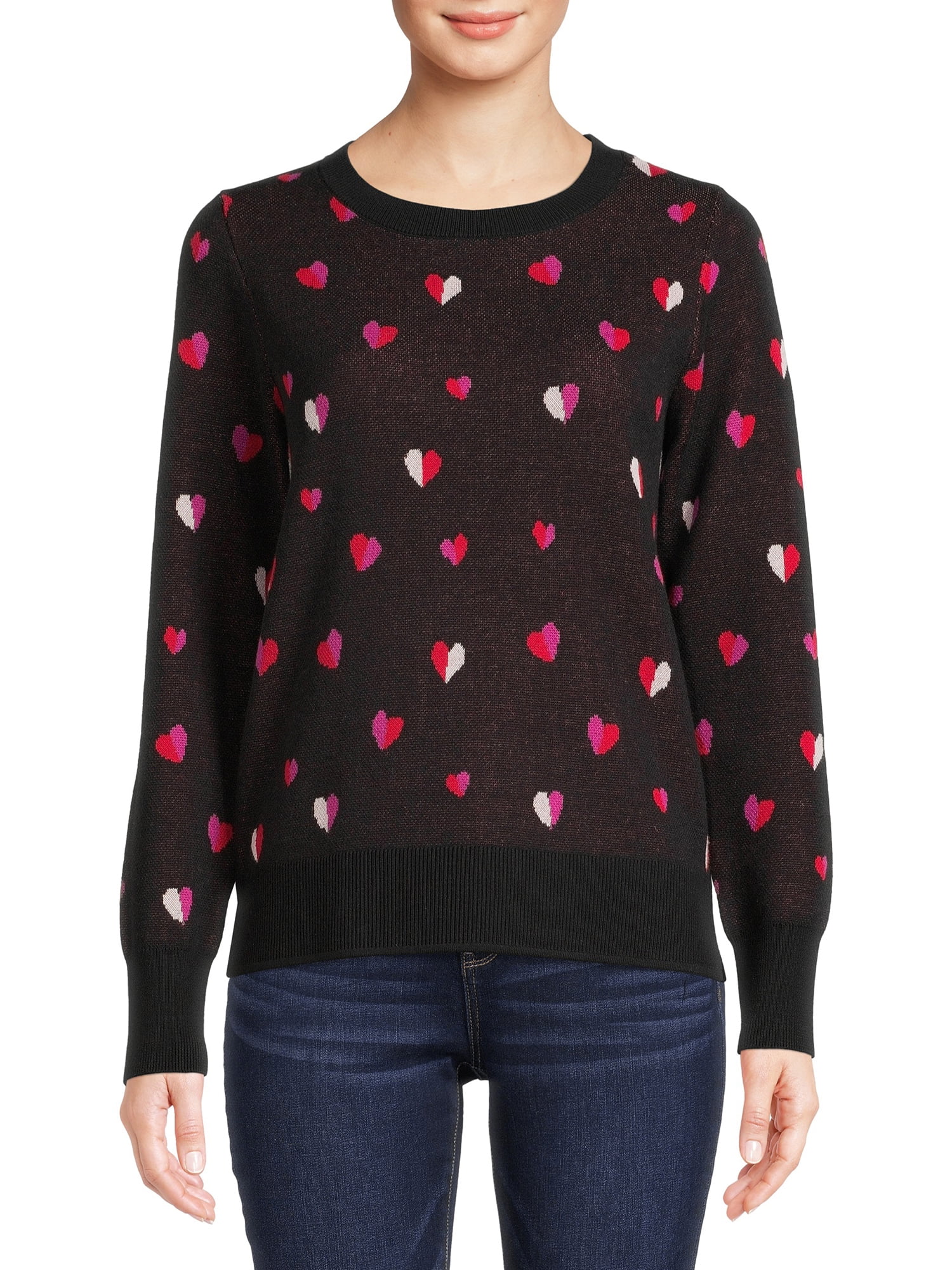 Leopard Hearts Sweater 
