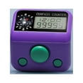 thumbnail image 6 of JUNTEX Hand Tally Counter 5 Digital Finger Counter Clickers Resettable Lap Counter with Compass for Muslim Prayer Golf Scoring, 6 of 18