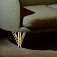 thumbnail image 4 of Golden Iron Furniture Legs for DIY Modern Metal Sofa Leg Upgrade Bench Table Support, 4 of 9