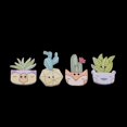 thumbnail image 4 of 50 botones de madera con forma de cactus para decorar tarjetas de álbumes de recortes. Mezclado, 4 of 9
