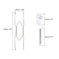 thumbnail image 2 of Uxcell 10Pcs Soporte para Platos, Soportes de Pared Invisibles de Acero Inoxidable de 7.5 pulgadas, Plateado, 2 of 6