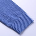 thumbnail image 4 of Akiihool Men's Cardigan Sweaters Mens Cable Knit Cardigan Sweater Shawl Collar Button Down Cable Knitted Sweater (Sky Blue,XL), 4 of 5