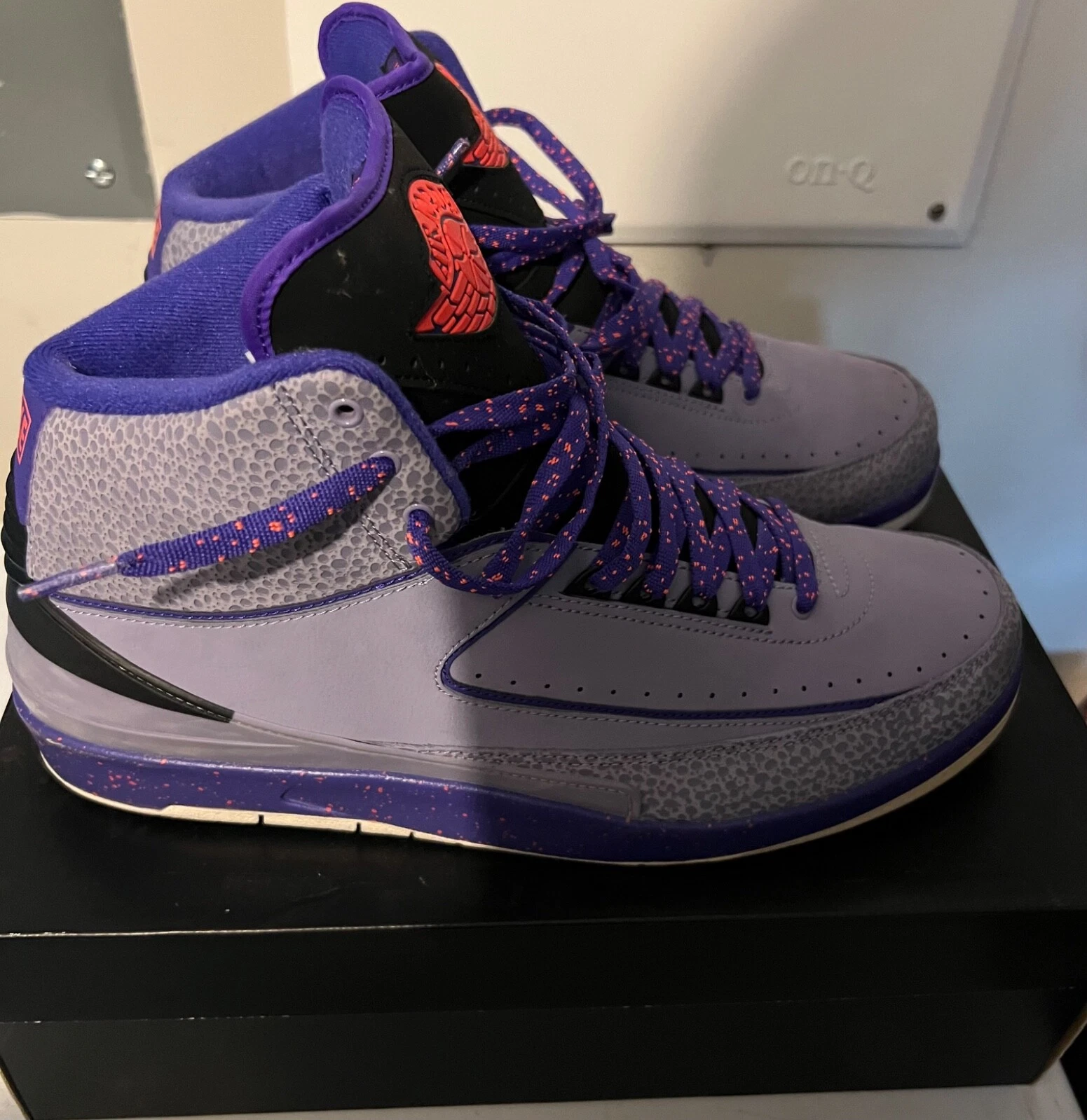 シューズ(男性用) NIKE AIR JORDAN 2 Retro Iron Purple Size 12 - Air Jordan 2 Retro Iron Purple for sale online | eBay