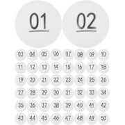 XD2-50pcs Raffle Balls Balls 1-50 Numbered Table Tennis Balls Numbered Balls Balls Mini Number Balls Party Game Balls*2