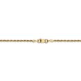 thumbnail image 4 of 14k Yellow Gold 22 Inch 1.85mm Quadruple Rope Chain Necklace Pendant Charm, 4 of 9