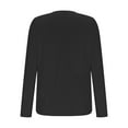 thumbnail image 6 of Dazajoo Summer Long Sleeve Sun Protection Shirt Women Lightweight Breathable Pullover with Thumb Holes Weekly Deals,Black,XXL, 6 of 9