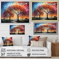 thumbnail image 4 of Designart "Dawn Graffiti On Oak II" Tree Oak Floater Framed Canvas Prints, 4 of 5