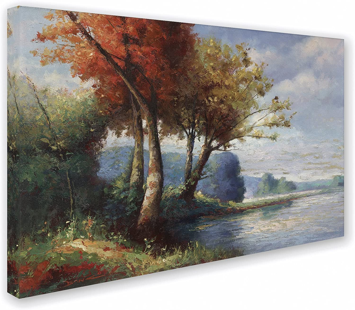 Trademark Fine Art "Corot Tribute" Canvas Art by Daniel Moises
