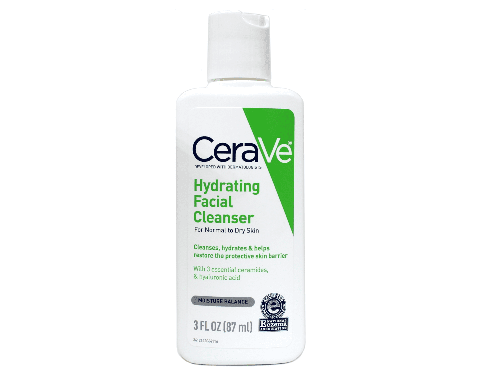 Diplomati entusiastisk skraber CeraVe Hydrating Facial Cleanser for Normal to Dry Skin 3 fl oz -  Walmart.com