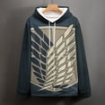 thumbnail image 4 of Attack On Titan Casual Pullover Hoodie Unisex Hooded Sweatshirt Novelty 3D Graphic Long Sleeve Sweater with Pocket 2XL, 4 of 8