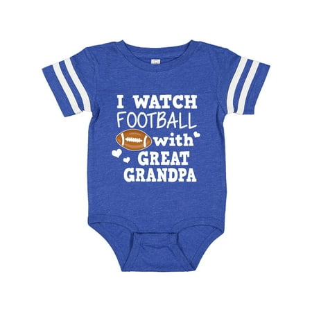 

Inktastic I Watch Football with My Great Grandpa Gift Baby Boy Bodysuit