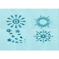 thumbnail image 1 of Ahgly Company Machine Washable Indoor Rectangle Transitional Blue Diamond Blue Area Rugs, 5' x 7', 1 of 7