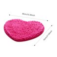 thumbnail image 3 of Iumwxz Fall Decor Heart Shaped Door Mat Bathroom toilet Living Room Multicolour Valentine'S Day Gifts for Her and Him, 3 of 4