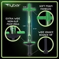 thumbnail image 6 of Flybar Jolt Pogo Stick for Kids, Perfect for Beginners w/ Foam-Covered Metal Frame, Handles & Padding, Non-Slip Foot Pads, Wide Tip, Outdoor Active Play Toy for Boys & Girls, Ages 6+, Lime Leaper LED, 6 of 7