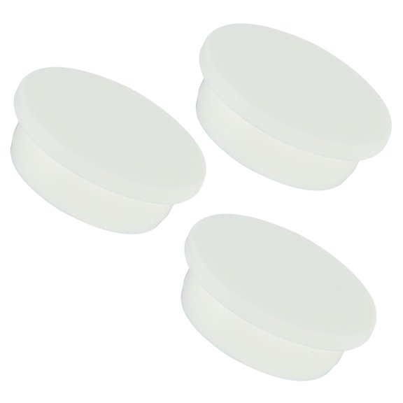 Uxcell Silicone Rubber Hole Plug White Stopper for 40-41.3mm Hole 3 Pack