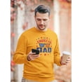 thumbnail image 2 of An All American Dad Sweatshirt Men -Image by Shutterstock, Male 3X-Large, 2 of 4