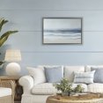 thumbnail image 2 of Stupell Industries Muted Sky And Sea Gray Framed Floater Canvas Wall Art design by Norm Stelfox, 21 x 31, 2 of 9