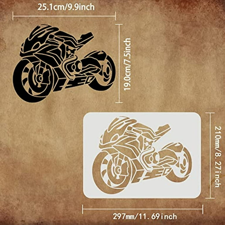 Motorcycle Stencil for Painting Large Stencil Motorcycles Biker Stencil Reusable Vehicles Wall Stencil DIY Craft Template for Wall Tiles Canvas Fabric - Walmart.com motorcycle-stencil-for-painting-large-stencil-motorcycles-biker-stencil-reusable-vehicles-wall-stencil-diy-craft-template-for-wall-tiles-canvas-fabric-walmart-com