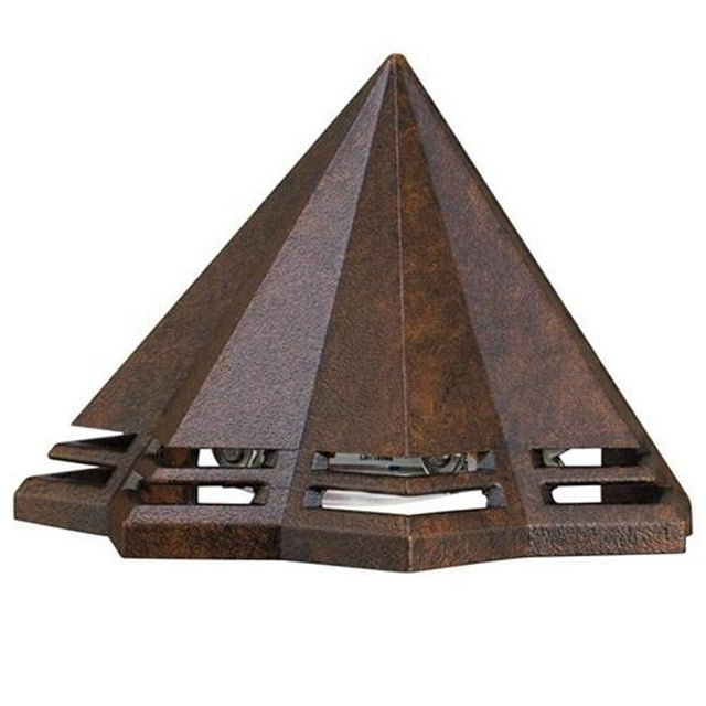 Kichler Lighting 16113TZT30 Perforated 3000K LED Deck Light, Textured Tannery Bronze