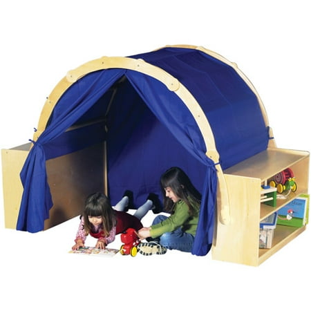 Guidecraft Playhouse Hideaway Bookshelves, Natural