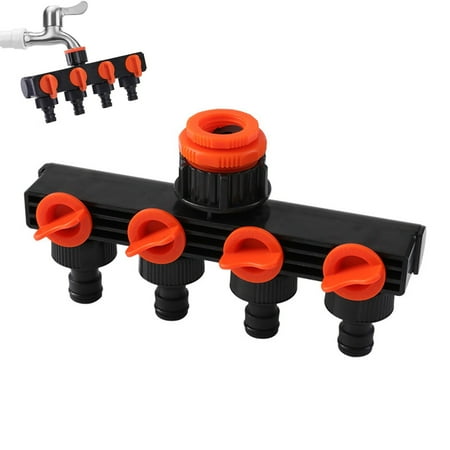 

Qinghuai Clearance Garden Four-way Plastic Water Divider Multifunctional Diverter Irrigation Joint Controller Clearance Items