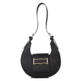 thumbnail image 2 of Bolsos de moda para mujer, bolso de hombro tipo mensajero de lujo ligero con forma de media luna, 2 of 6