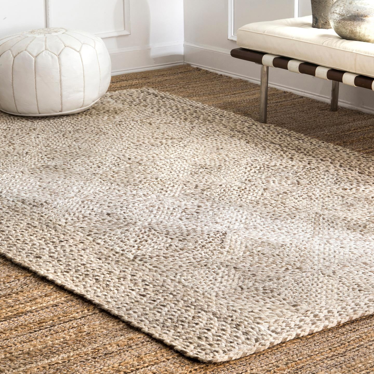 nuLOOM Braided Yvette Trellis Rug Area Rug