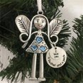thumbnail image 2 of SLYNSHome Angel Ornaments for Christmas Tree,Metal Friendship Angel Pendant Hanging Angel Decoration for Home Car Party and as Xmas Gift to Friend, 2 of 4