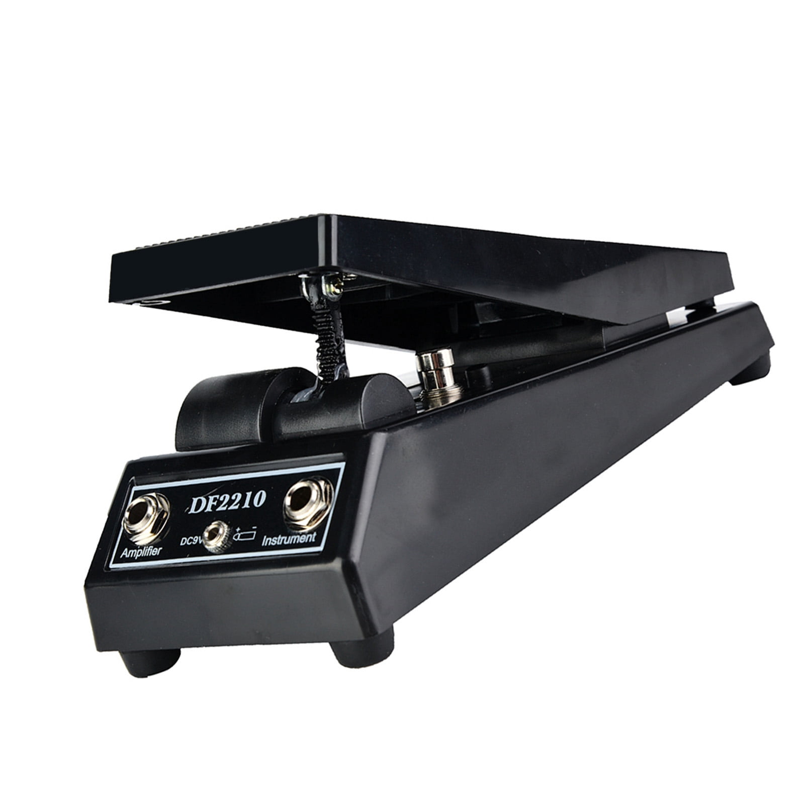 lWah Pedal Guitar DF2210 Classic Wah Guitar Effect Pedal Ideal for Band DJ Players Black 9.5 x 3.7 x 2.8in