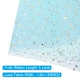 thumbnail image 2 of 5 Yards Tulle Fabric, 63inch Glitters Tulle Fabric Rolls Sequin Ribbon Netting Fabric for Tutu Skirt Dress, Blue, 2 of 6