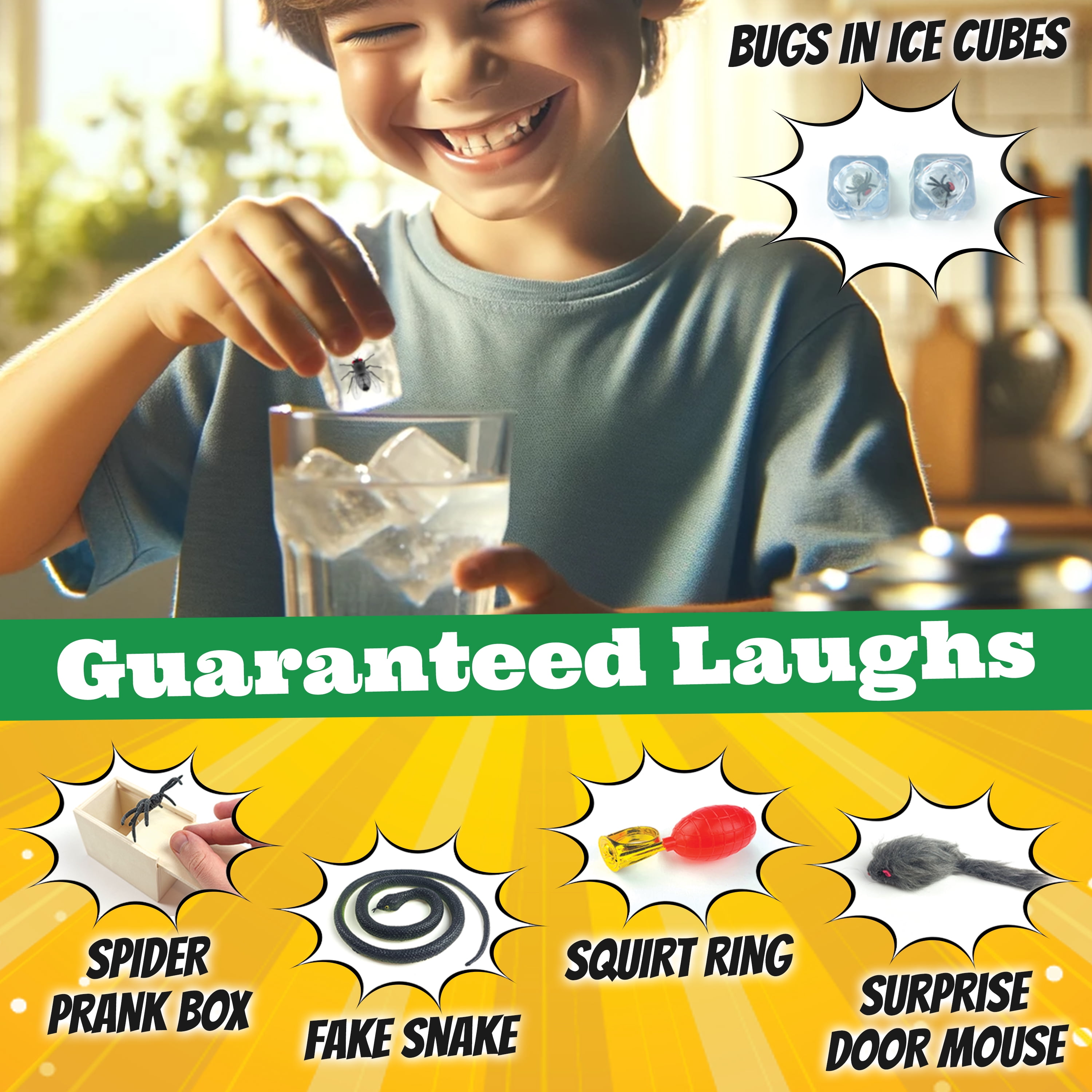 BLOONSY Ultimate Prank Kit for Kids Ages 812 | 20 Fun Pranks & Practical Jokes | Prank Toys Gift Set(图2)