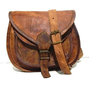 Generic Adult Adjustable Leather Compact Laptop Bag, Brown, 1-Piece