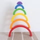 thumbnail image 5 of Juguetes de bloques de arco iris de madera, Arco iris de madera, Bloques de construcción de madera, Juguete de hoja de cuentas de construcción, Juguete de matemáticas, Juguete de aprendizaje, 5 of 9