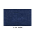 thumbnail image 3 of Better Trends 24" x 40" Premium Bathroom Rug Mat, 100% Cotton, Extra Soft Tufted Door Mat, Water Absorbent & Reversible Bath Mat (Navy) Lux Collection, 3 of 5