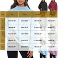 thumbnail image 5 of Oversized Sweatshirts Women Split Mock Crew Neck Plain Pullover Tops Long Sleeve Loose Casual Fall Winter Clothes (L, White), 5 of 7