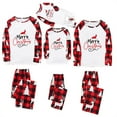 thumbnail image 5 of Odeerbi Matching Family Christmas Pajamas Sets Parent-Child Xmas Warm Two-piece Set Kid Home Wear Printed Jammies Set Loungewear Sleepwear for Kids, 5 of 6