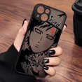 thumbnail image 3 of Funda de teléfono de Anime para Cool-N-Narutos iPhone 16 15 14 13 12 11 Mini Pro Max X XR XSMax 7 8 Plus, funda trasera transparente mate, 3 of 5