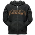 thumbnail image 1 of Johnny Cash - Johnny Cash Gun Zip Hoodie, 1 of 1
