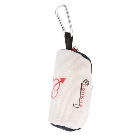 harayaa Polyester Club Ball Pouch Tee Holder Carabiner Clip Organizer Durable Belt Waist