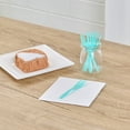 thumbnail image 4 of Teal Plastic Cake Fork with Knife Edge - 4" x 3/4" - 500 count box, 4 of 11