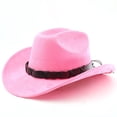 thumbnail image 2 of Western Frontier Style Cowboy Hat with Curved Brim for Outdoor Adventure and Daily Travel Utility, 2 of 3