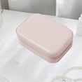 thumbnail image 4 of Caja organizadora de joyas, contenedor de cuero PU, soporte portátil para almacenamiento de joyas para BBRosa Yuyangstore Organizador de joyas, 4 of 7