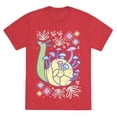 thumbnail image 4 of Pastel Mushroom Snail Unisex Triblend Tee Tee Shirt Sweatshirt Hoodie, 4 of 6