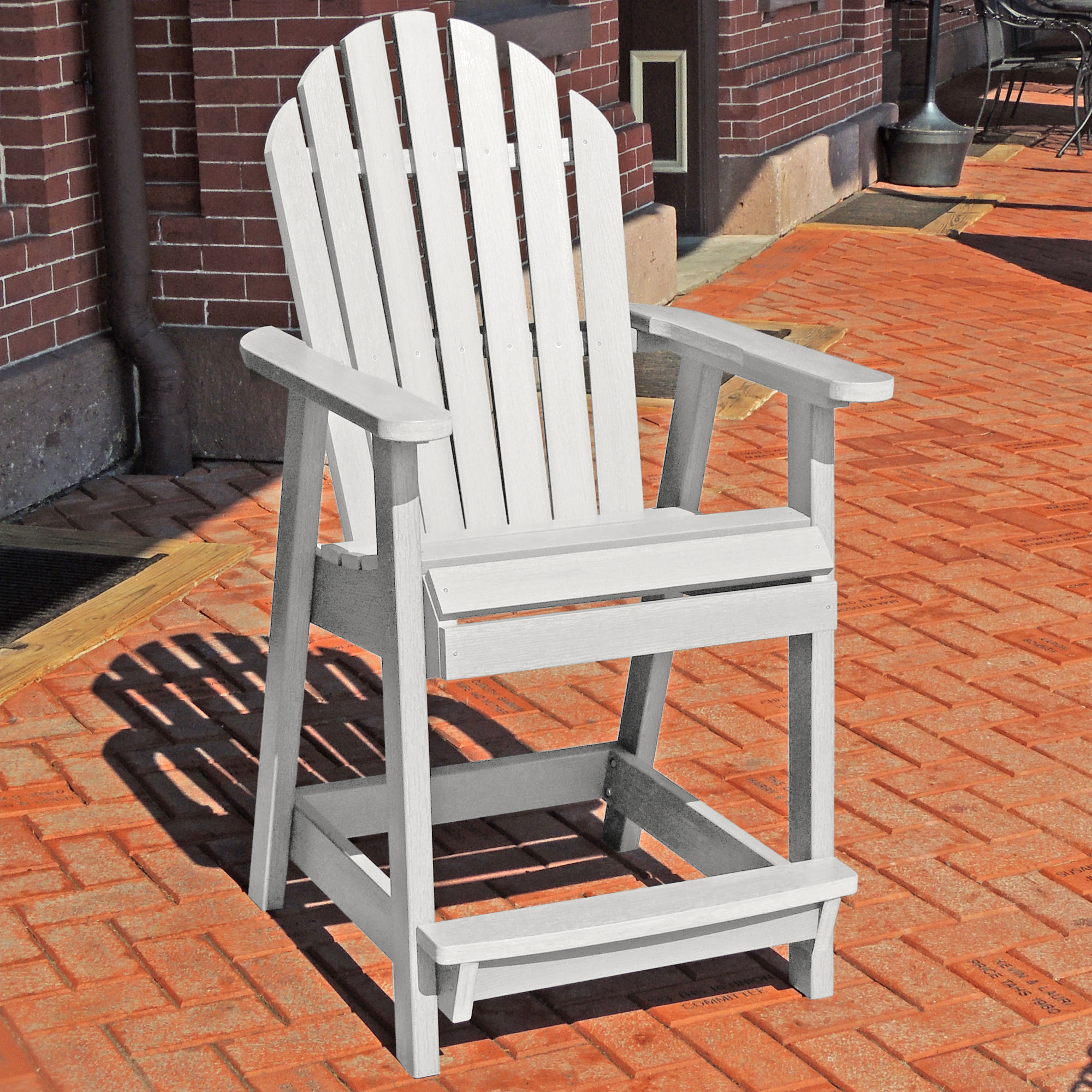 The Sequoia Professional Commercial Grade Muskoka Adirondack Deck Dining Chair in Counter Height - image 2 of 2