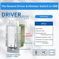 thumbnail image 3 of Interruptor Dimmer Driver LED ENERGY PLUS 120V 96W 24V, 3 of 7