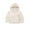 White, variant on Edvintorg Children's Fleece Hooded Wool Coat Boys Girls Solid Color Casual Warm Jackets 5-14 Years Kids Teenage Cotton Children Outerwear with Zipper