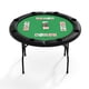 thumbnail image 1 of Yeshouse Mesa de póker plegable de 120 cm - Mesa de casino redonda para 8 personas con portavasos integrados, riel acolchado y superficie de juego lisa para noches de juego en casa y fiestas, 1 of 7
