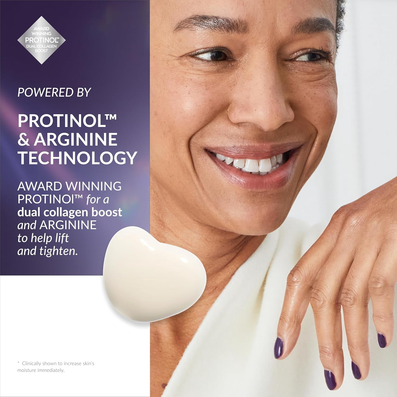 Avon Anew Platinum Duo, Day Cream 50ml + Night Cream 50ml, Pack of 2, To Lift & Tighten Skin for Age 50+, Powered by Collagen, Cruelty Free